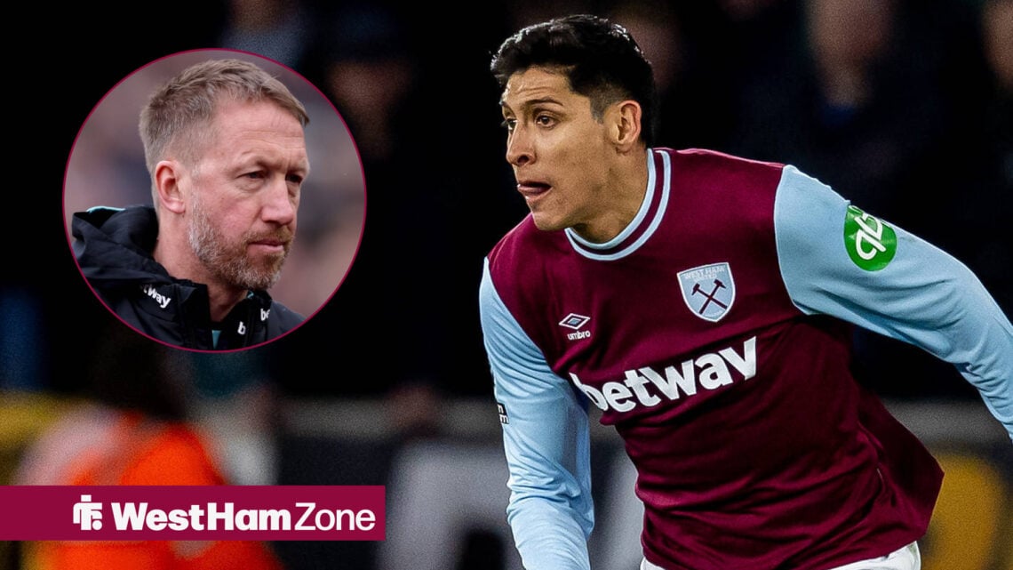 Edson Alvarez and Graham Potter