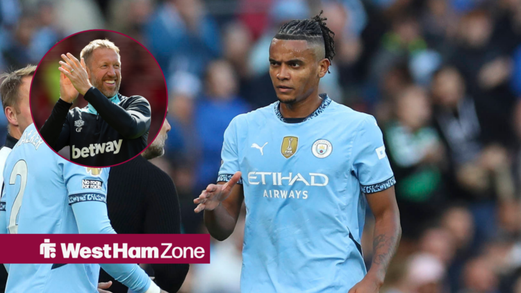Manuel Akanji and Graham Potter applauding in the circle