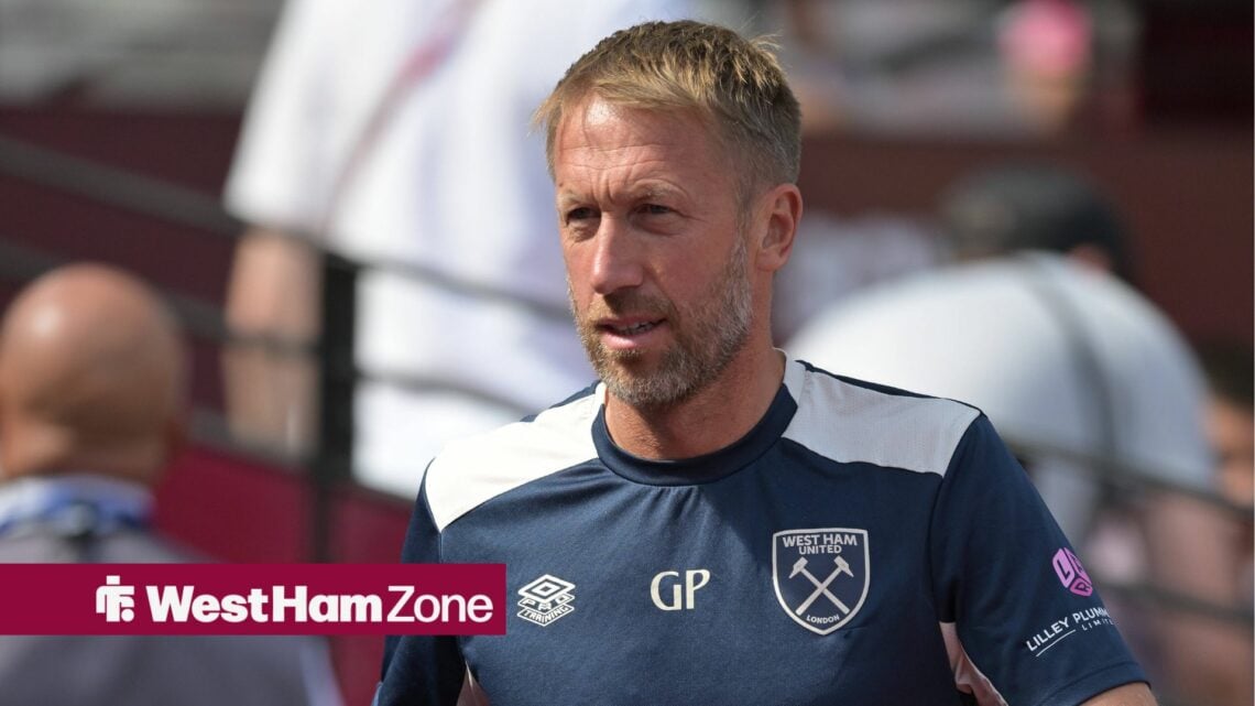 West Ham manager Graham Potter