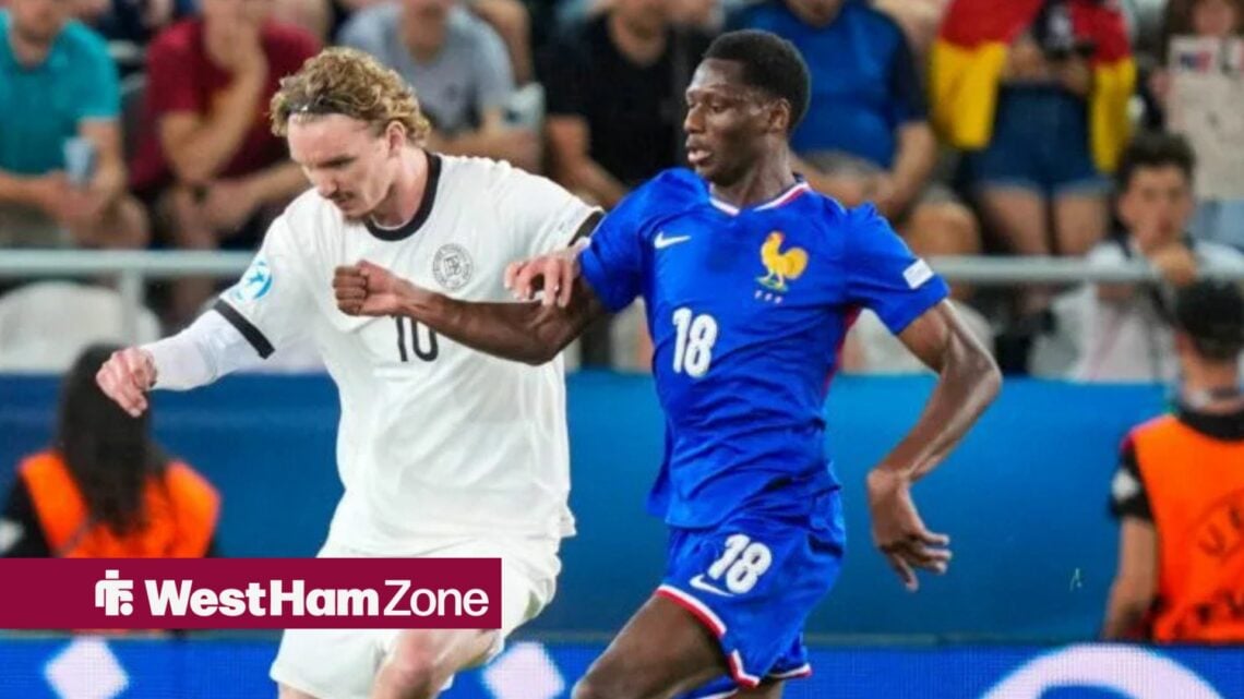 Djaoui Cisse in action for France