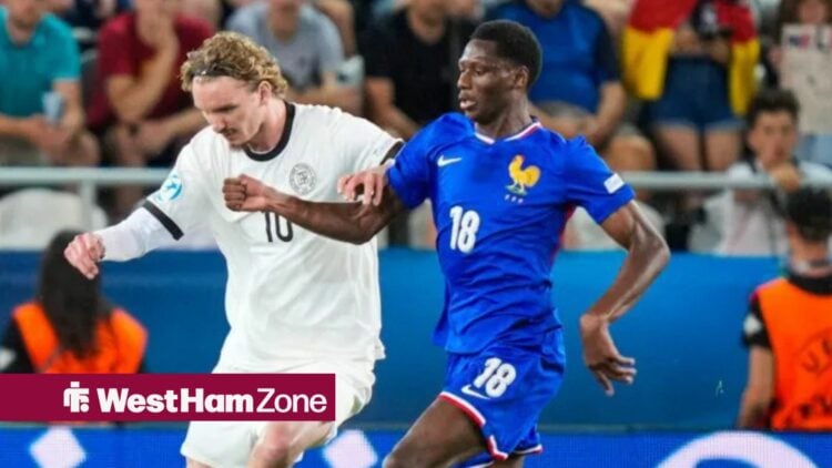 Djaoui Cisse in action for France