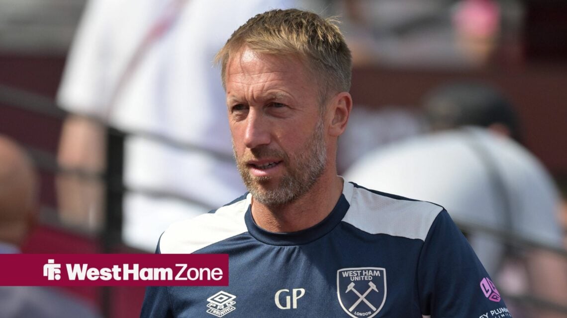 West Ham manager Graham Potter