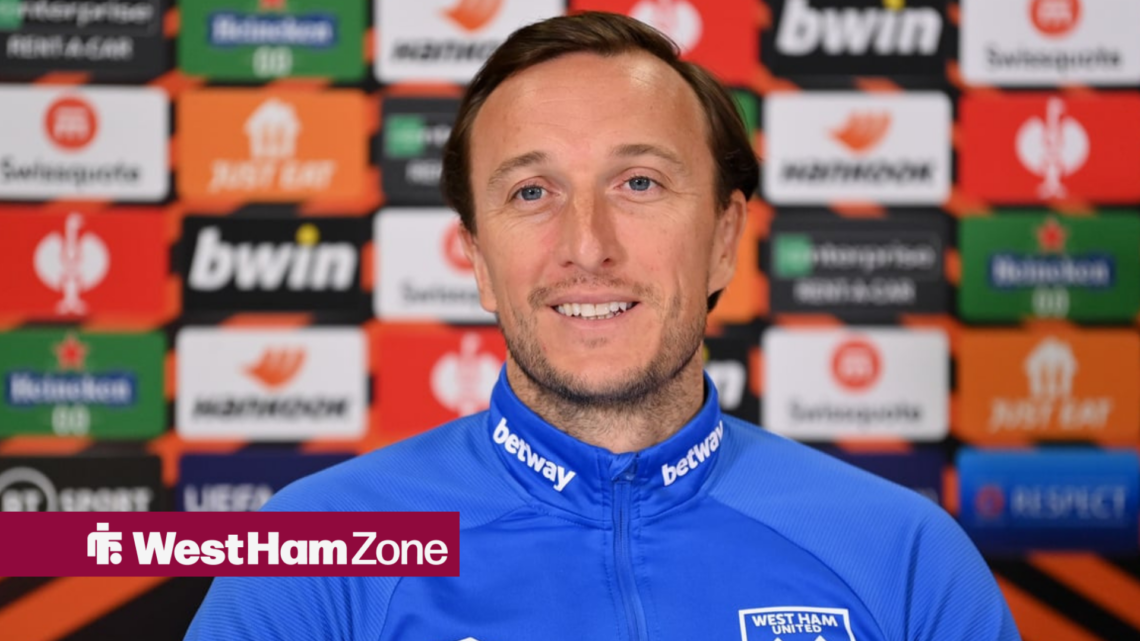 West Ham legend Mark Noble
