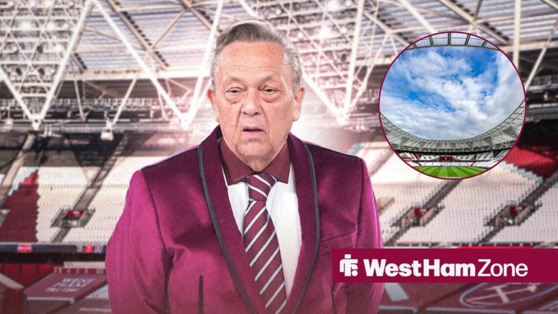 West Ham owner David Sullivan and the London Stadium