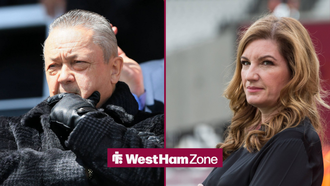 David SUllivan and Karren Brady side by side.