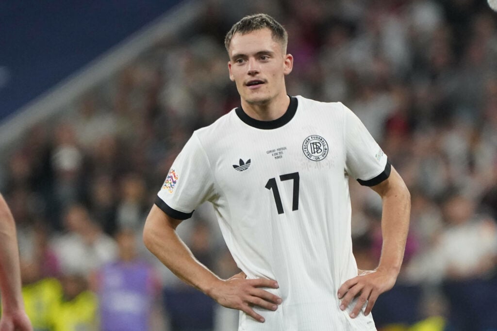 Florian Wirtz playing for Germany