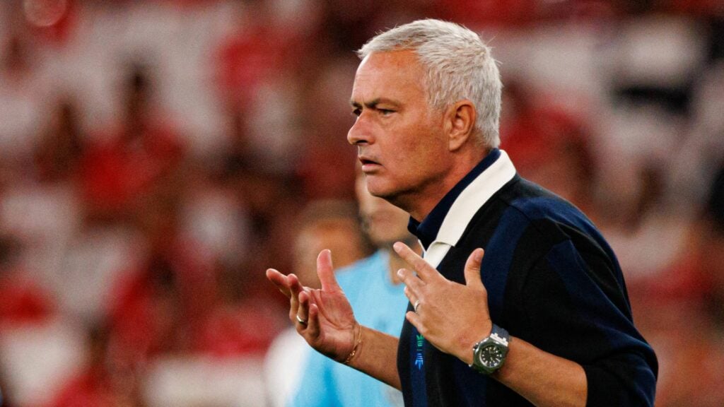 Jose Mourinho during his time as Fenerbahce manager