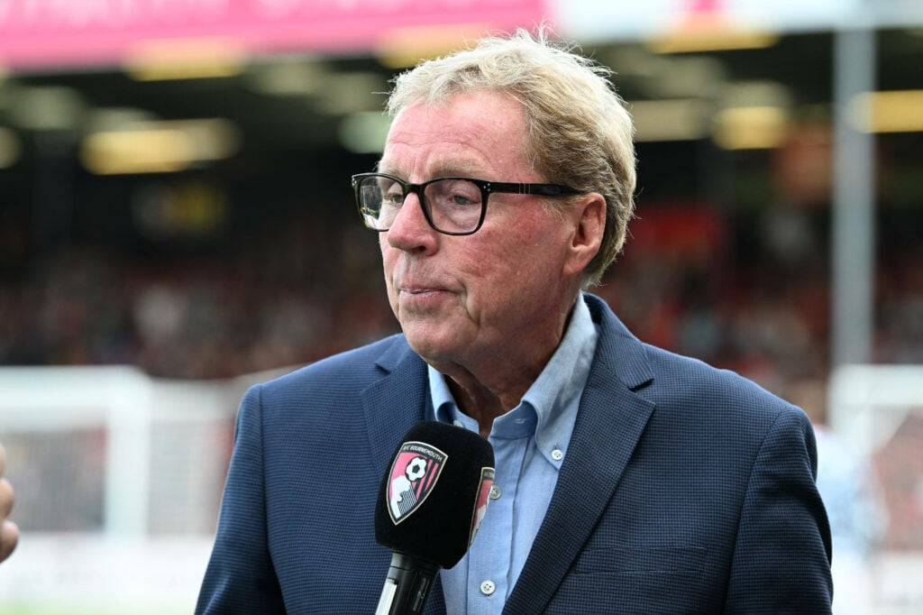 Harry Redknapp talking to Bournemouth while on punditary duties