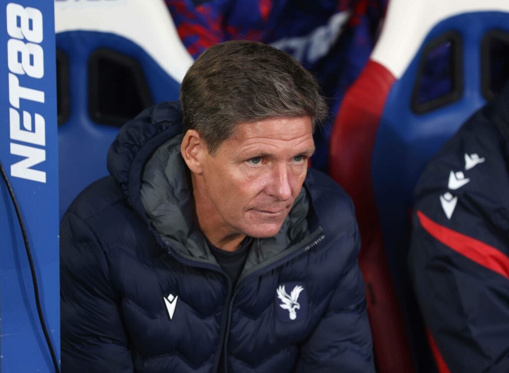 Oliver Glasner managing Crystal Palace