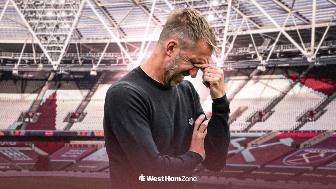 Graham Potter sad
