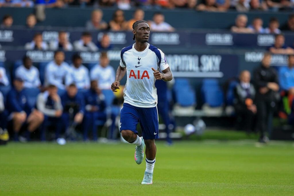 Yves Bissouma in action for Tottenham