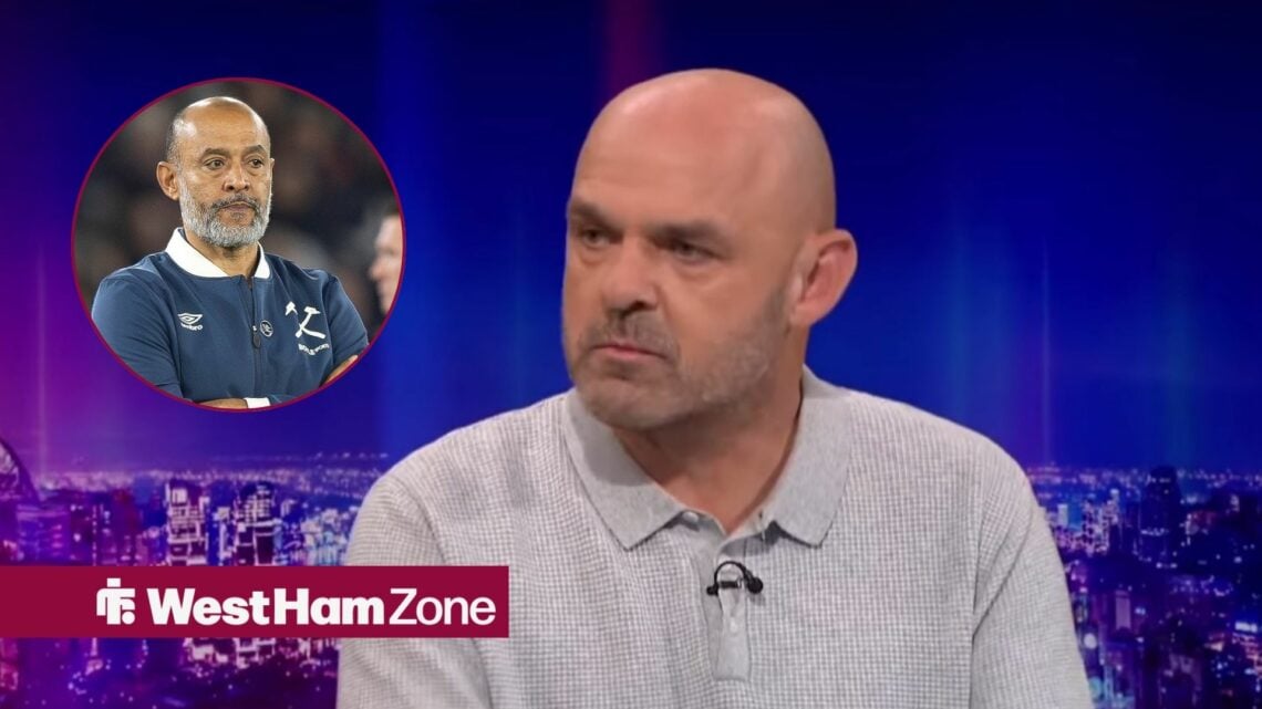 Danny Murphy looks towards a circular frame of Nuno Espirito Santo