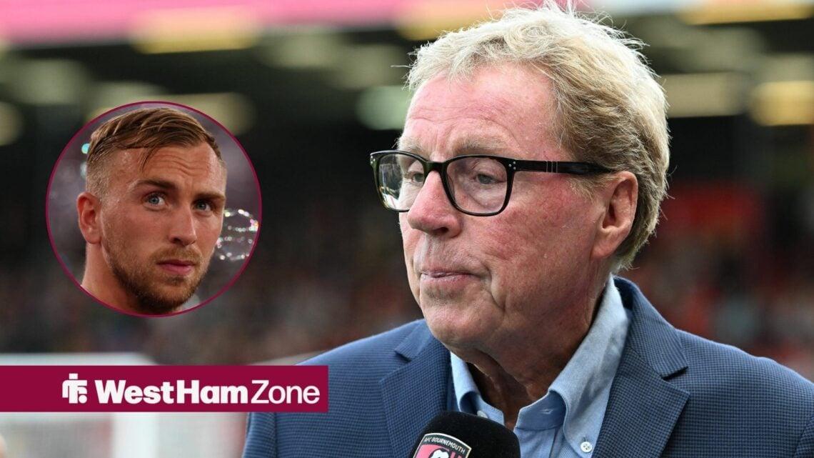 Former West Ham manager Harry Redknapp with Jarrod Bowen inset