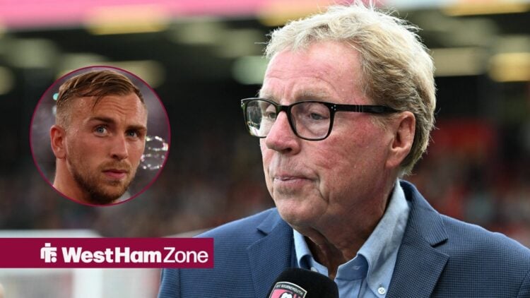 Former West Ham manager Harry Redknapp with Jarrod Bowen inset