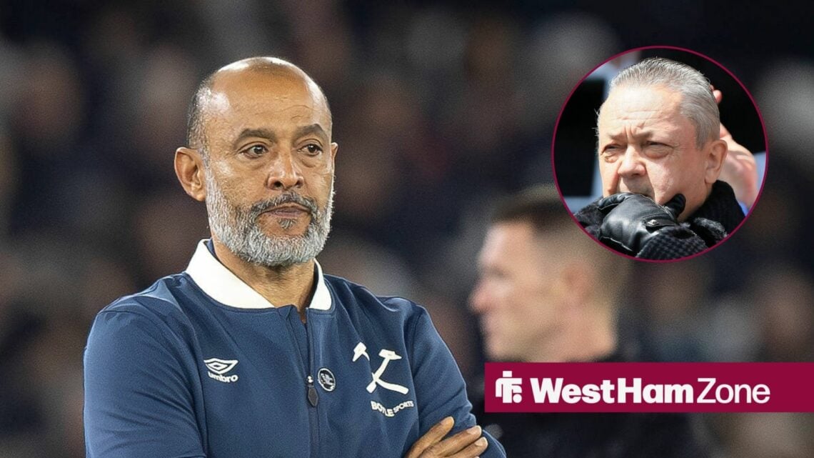 Nuno Espirito Santo alongside a circle inset of David Sullivan.