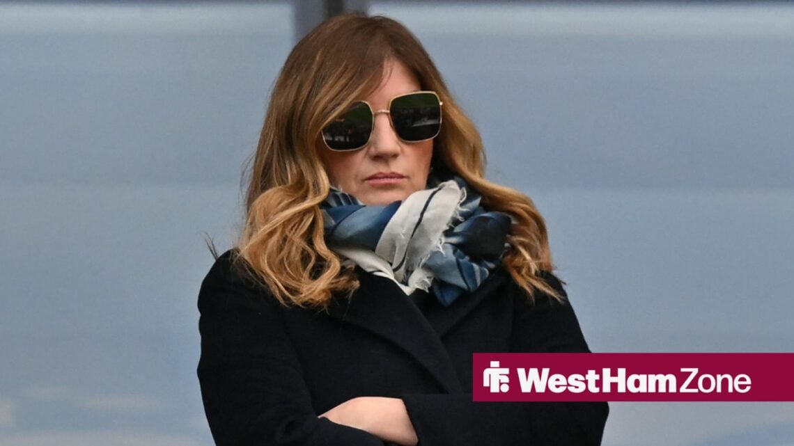 West Ham vice chairman Karren Brady with her arms folded
