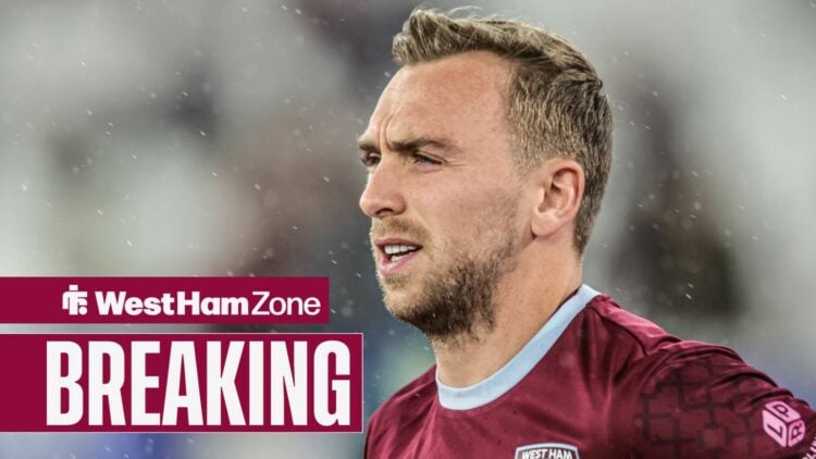 West Ham star Jarrod Bowen plays in the rain