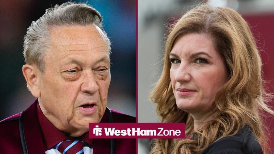 David Sullivan and Karen Brady of West Ham