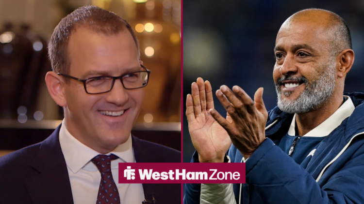 Daniel Kretinsky smiling on left with Nuno Espirito Santo clapping on right