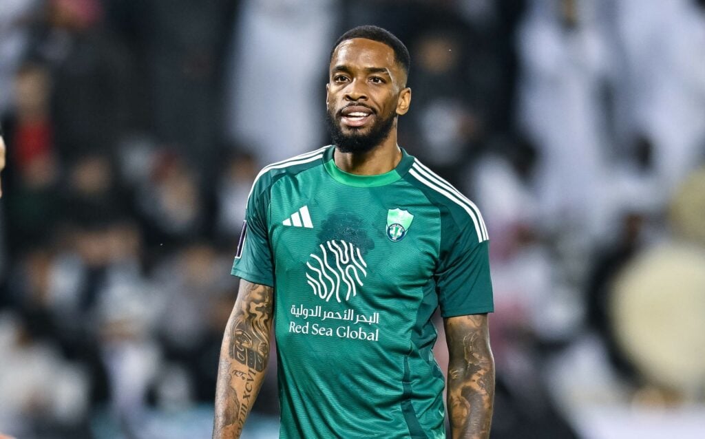 Al-Ahli striker Ivan Toney during a match