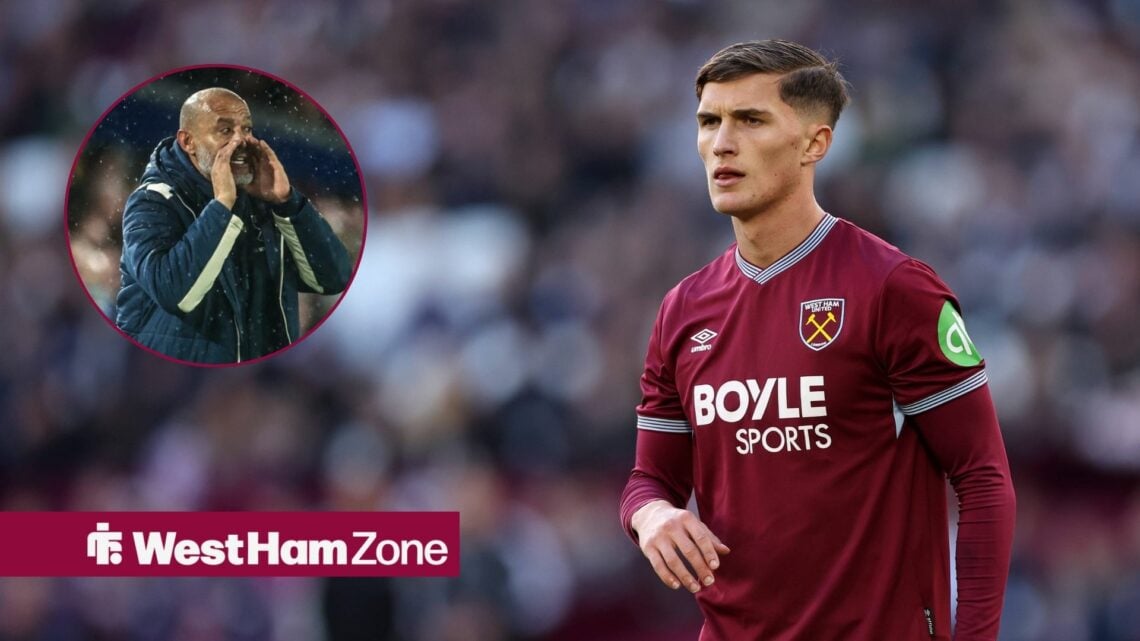 Freddie Potts alongside a circle inset of Nuno Espirto Santo.