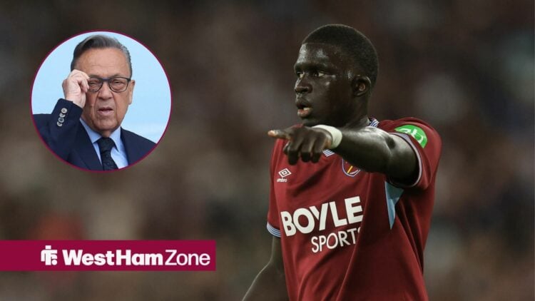 El Hadji Malick Diouf alongside a circle inset of David Sullivan.