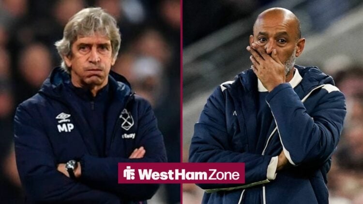 Manuel Pellegrini with Nuno Espirito Santo