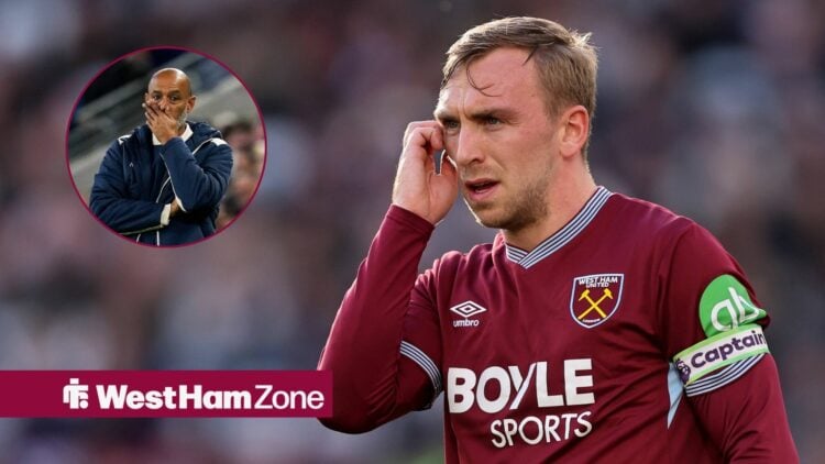 Jarrod Bowen at West Ham with Nuno in frame
