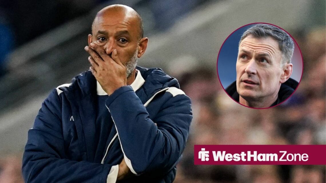 Nuno with Chris Sutton in frame