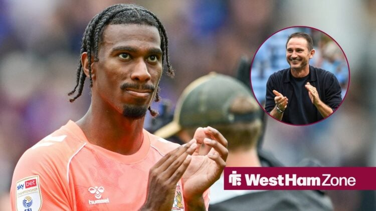 Haji Wright with Frank Lampard in frame