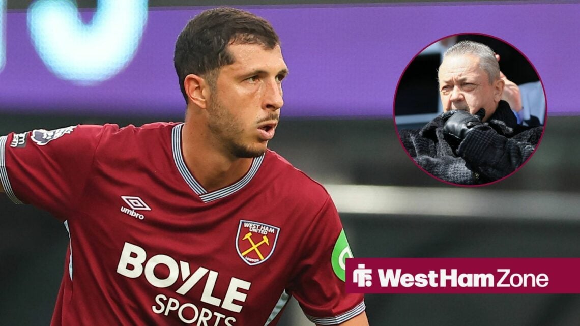 Guido Rodriguez looking at David Sullivan.