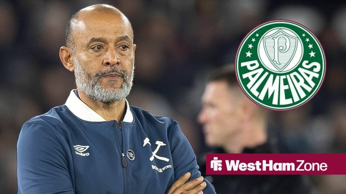 Nuno Espirito Santo and Palmeiras badge in circular inset.