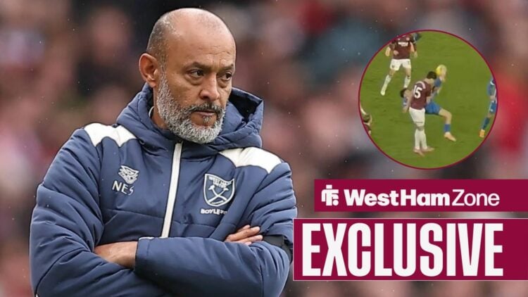 Nuno Espirito Santo next to Brighton vs West Ham