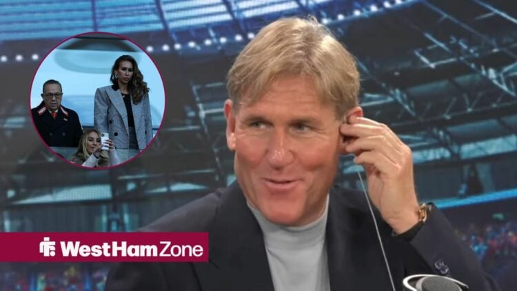 Simon Jordan smirks towards a circular frame of David Sullivan