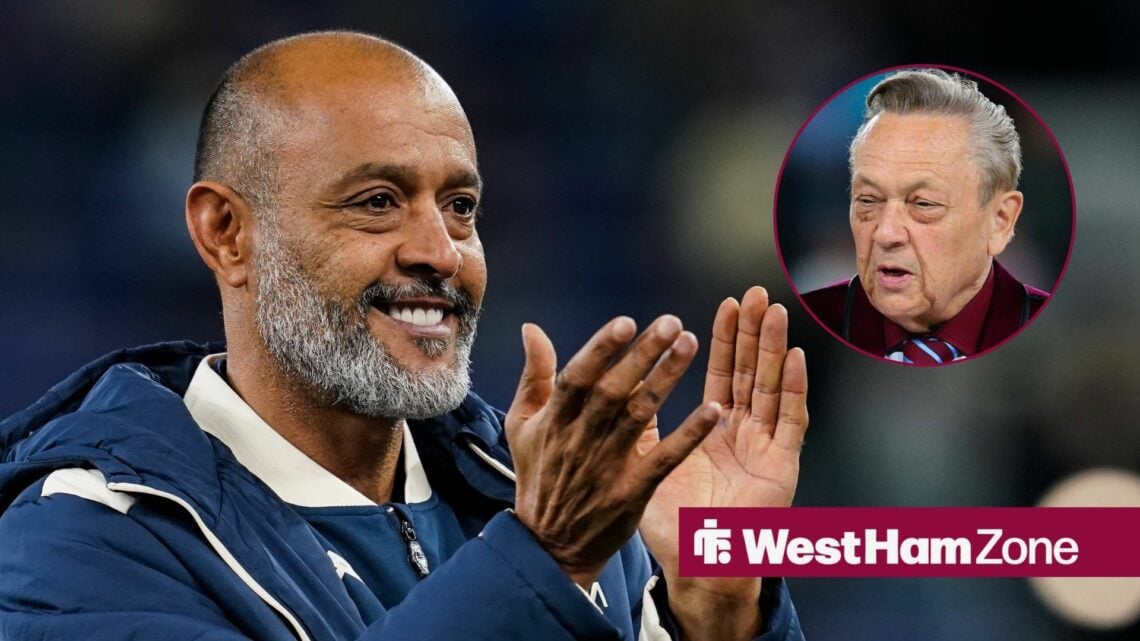 Nuno Espirito Santo next to David Sullivan