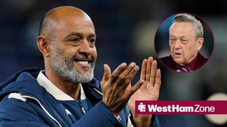 Nuno Espirito Santo next to David Sullivan