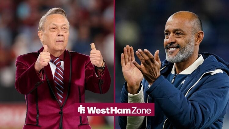 Nuno Espirito Santo next to David Sullivan