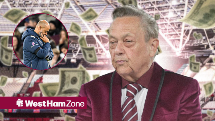 David Sullivan next to Nuno, with dollar notes floating in the air