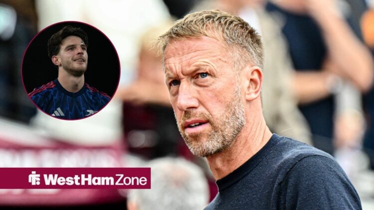 Graham Potter with Declan Rice inset