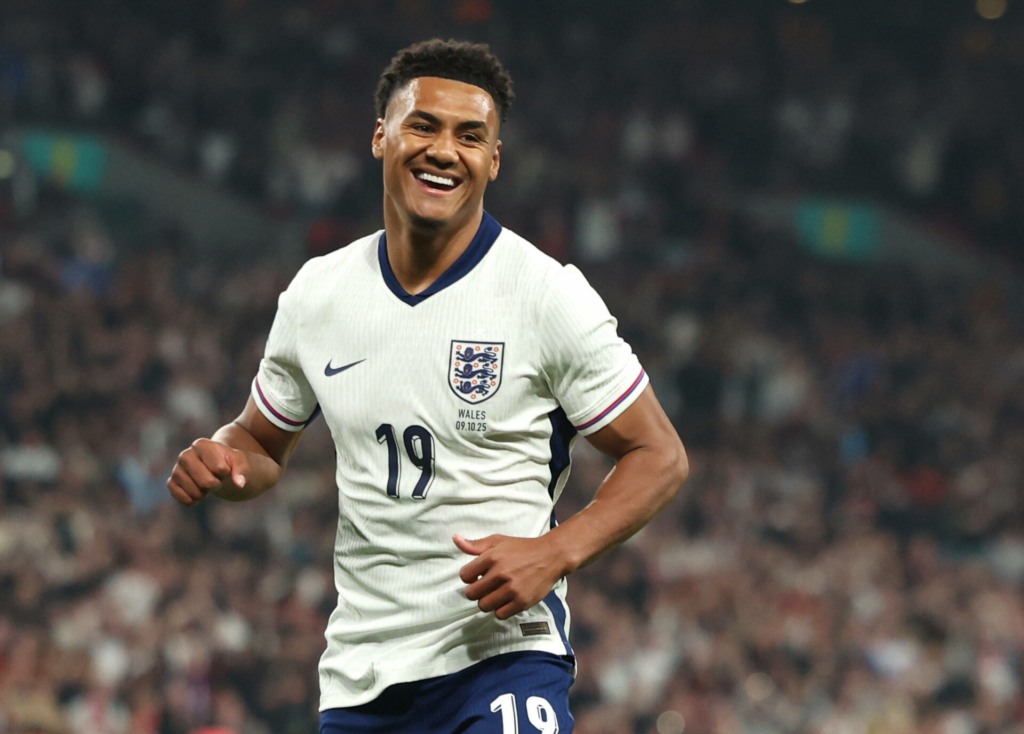 Ollie Watkins playing for England