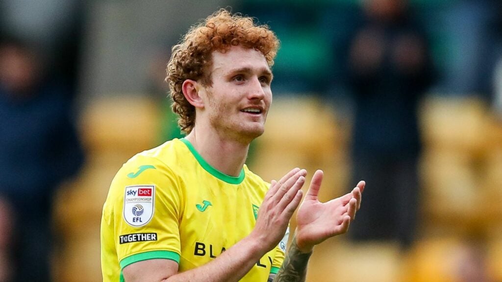 Josh Sargent in action for Norwich