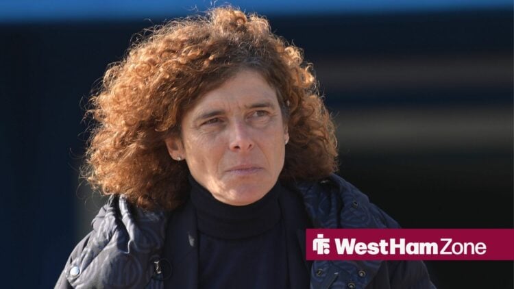 Rita Guarino looking to the right