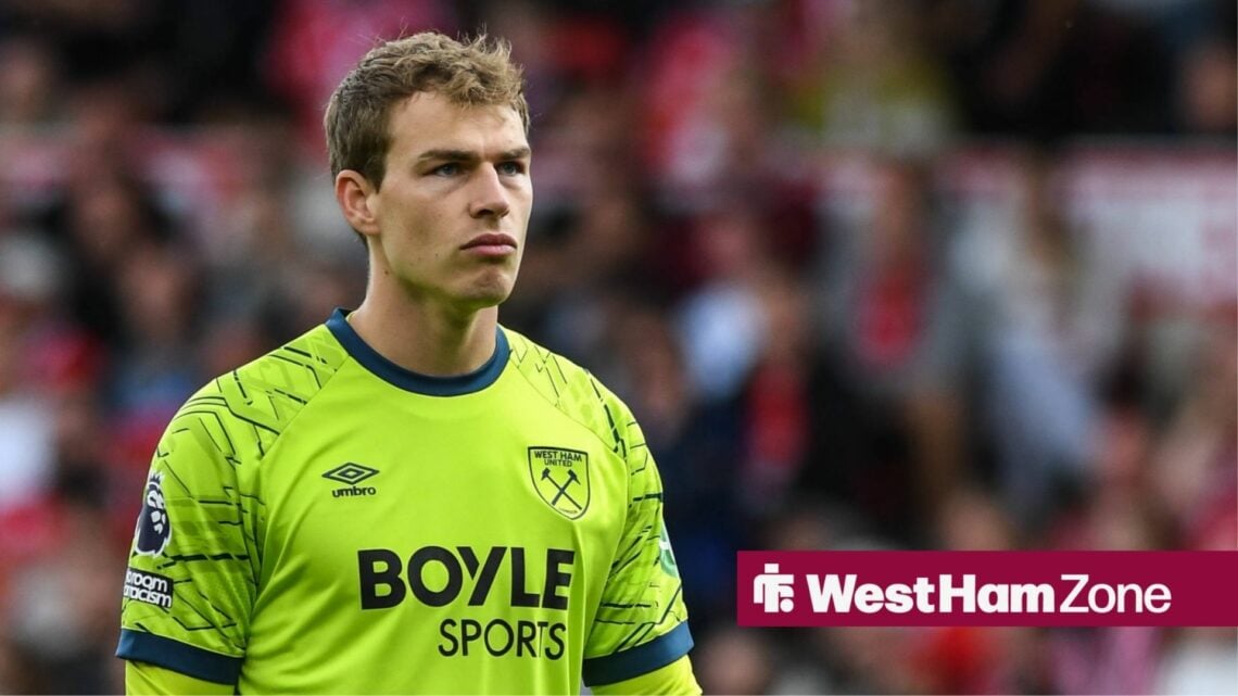 Mads Hermansen at West Ham