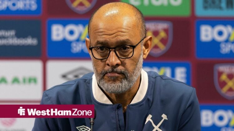 Nuno Espirito Santo at a press conference