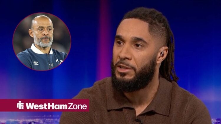 Ashley Williams alongside a circle inset of Nuno Espirito Santo.