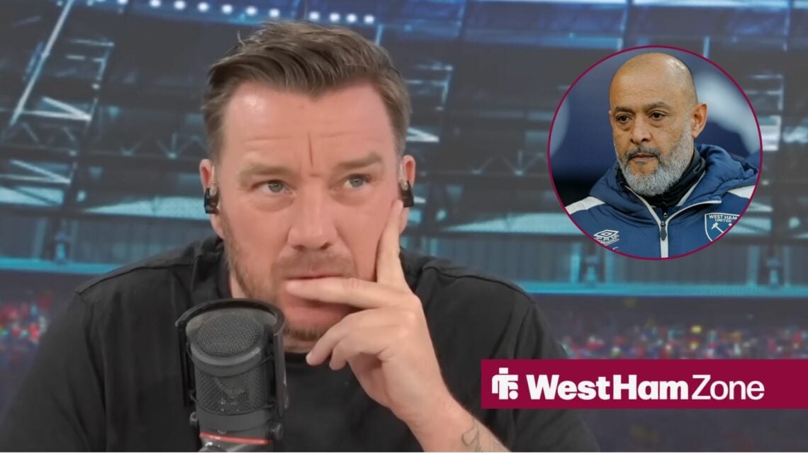 Jamie O'Hara alongside a circle inset of Nuno Espirito Santo.