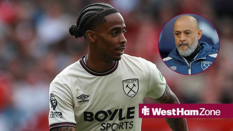 Crysencio Summerville looks towards Nuno Espirito Santo