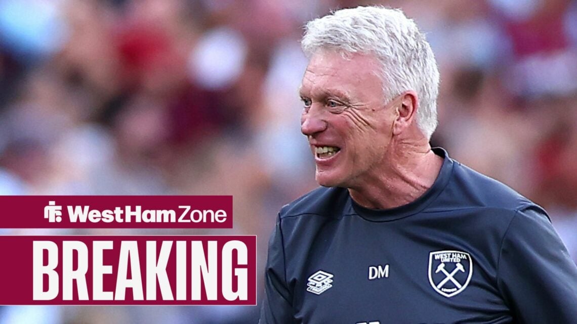 David Moyes smiling as West Ham manager