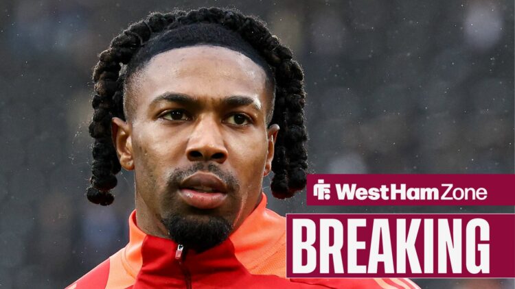 Adama Traore looking towards the right.