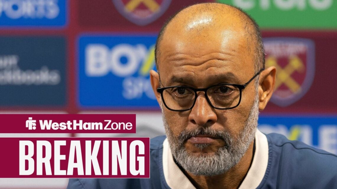 Nuno Espirito Santo looking sad.